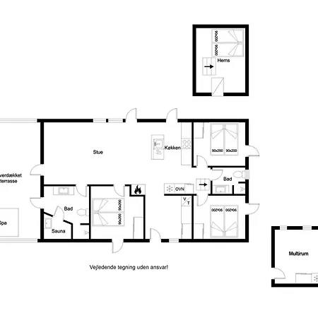 Luxurious 8-person House With A Spacious Outdoor - 1003 *